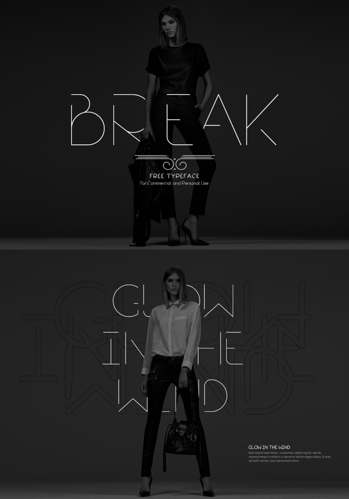 Break – A Modern Free Font