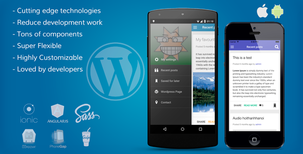 ionWordPress Mobile App