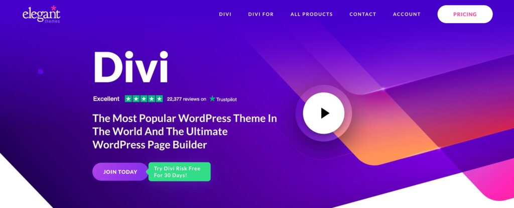 Divi WordPress Theme and Website Builder